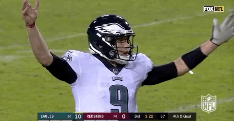 Philadelphia Eagles Nick Foles Walking Away GIF