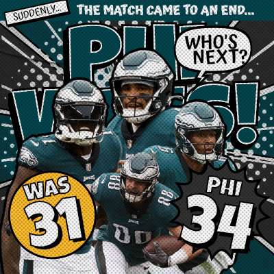Philadelphia Eagles Winner Score GIF