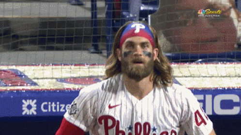Philadelphia Phillies Baseball Player with Headband