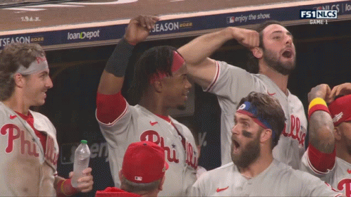 Philadelphia Phillies Celebrate Win