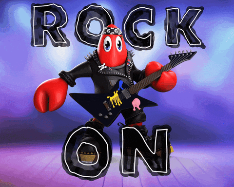 Philip Colbert Lobster Rock On GIF