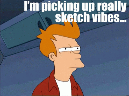 Philip Fry Thinking What To Sketch GIF