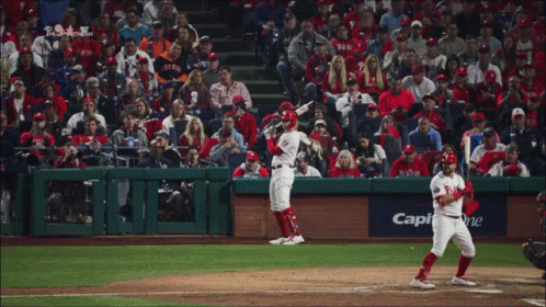 Phillies Baseball Game With Crowd