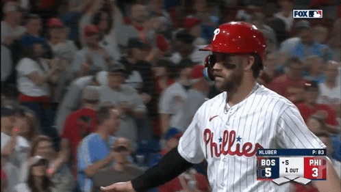 Phillies Baseball Player in Crowd