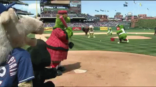 Phillies Phanatic Mascot GIF