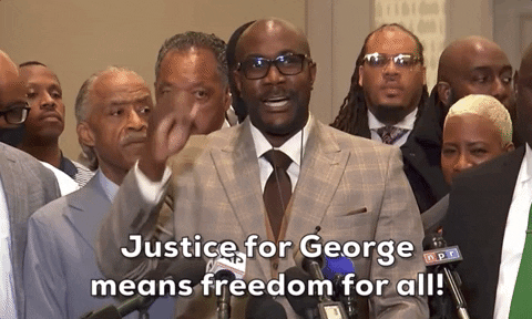 Philonise Justice For George Floyd Means Freedom GIF