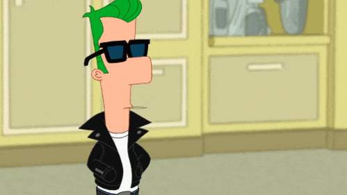 Phineas And Ferb Finger Gun GIF