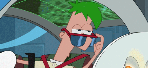 Phineas And Ferb Wearing Eyeglasses GIF
