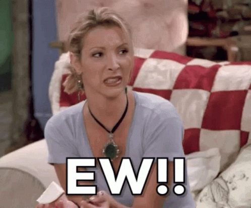 Phoebe Friends Disgusted Yuck GIF