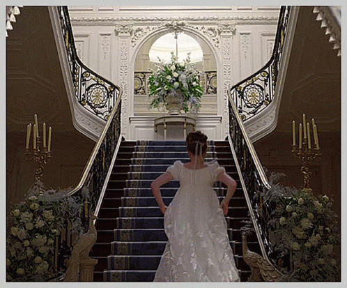 Phoebe Running Out Of Time In Bridgerton GIF