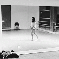 Phoebe Running Trying To Learn How To Dance GIF