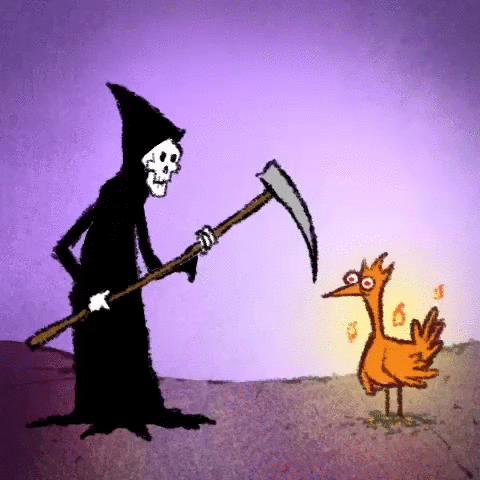 Phoenix Rising From Death Animation GIF