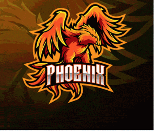 Phoenix Sports Team Logo With Eagle GIF