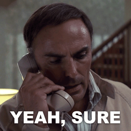 Phone Call Man Response Okay Sure GIF