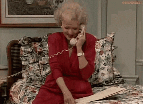 Phone Call The Golden Girls GIF