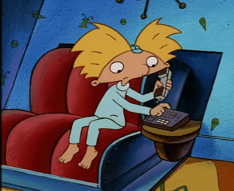 Phone Ringing Hey Arnold Nicksplat GIF