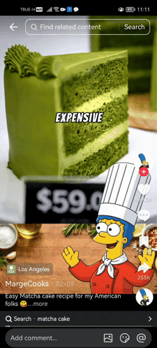 Phone Screen Showing Cake Slice GIF