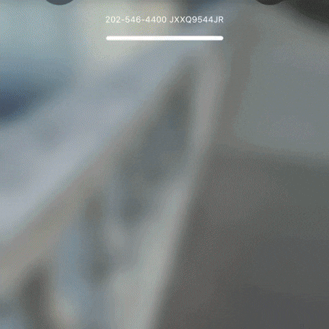 Phone Screen With Wallet Icon On Top Left GIF