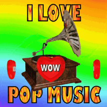 Phonograph Pop Music Playing GIF