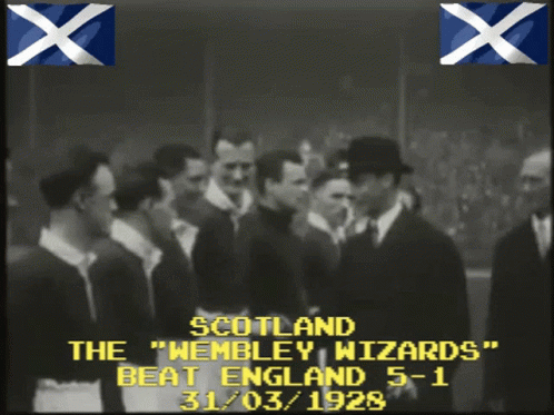 Photo Scotland The Wembley Wizards Beat England 5-1 GIF