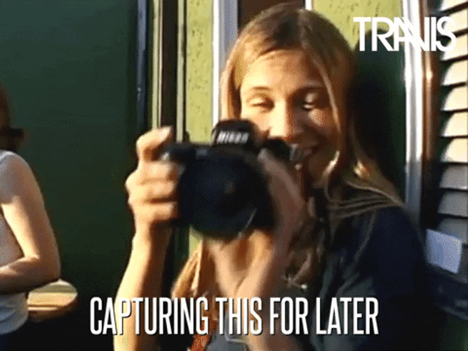 Photographer Capture For Later GIF