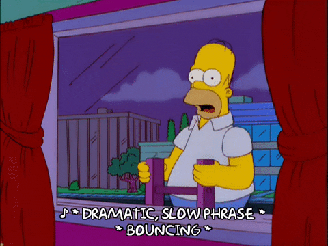 Phrasing Simpson Slow Bouncing GIF