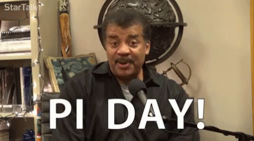 Pi Day Man Mic Drop GIF