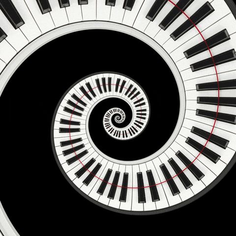 Piano Hypnosis Spiral GIF