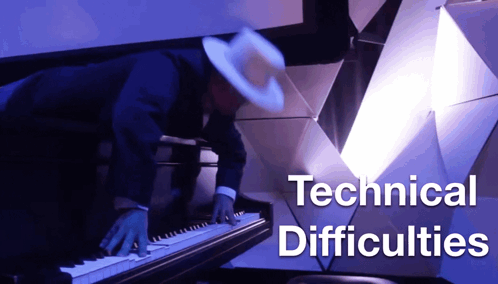 Piano Technical Difficulties GIF