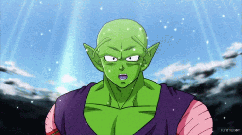 Piccolo Amazed Face GIF