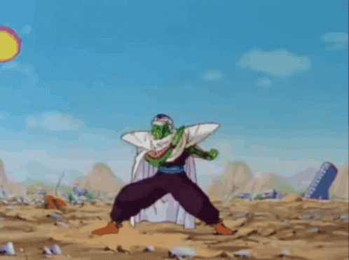Piccolo Deflecting Attack GIF