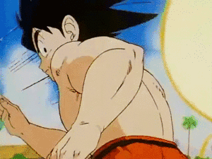 Piccolo Kissing Goku GIF
