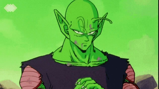 Piccolo Stretching Dragon Ball Z GIF