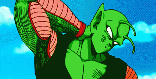 Piccolo Stretching Neck GIF