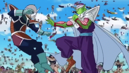 Piccolo Vs Frieza Army GIF