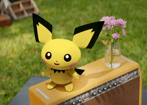 Pichu Moving Its Head GIF