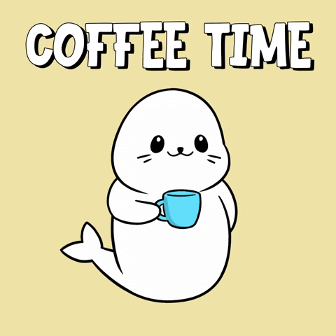 Pick Me Up It's Coffee Time GIF