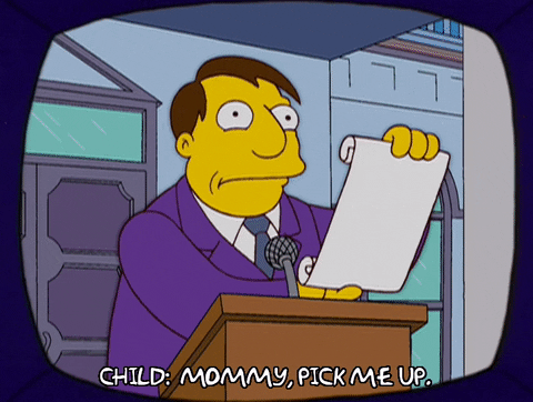 Pick Me Up Mayor Quimby Got Distracted GIF
