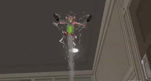 Pickle Rick Jumped Out From The Toilet GIF