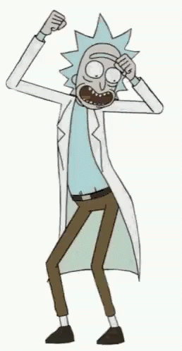 Pickle Rick Shifts Back To Human Rick GIF