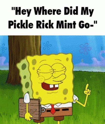 Pickle Rick Spongebob Squarepants GIF