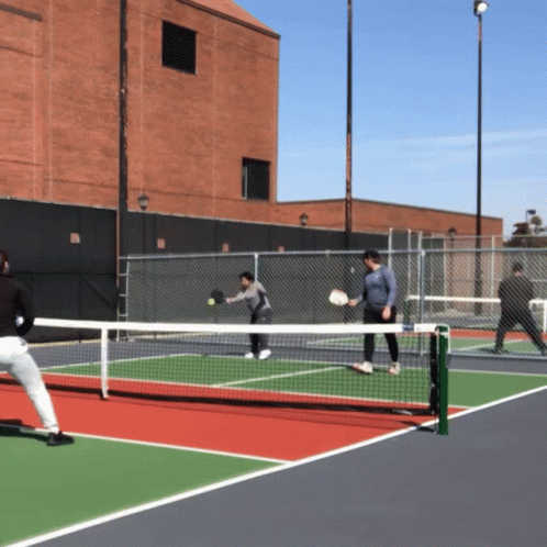 Pickleball Game Doubles Format GIF