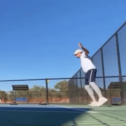 Pickleball Fast Drive Paddle Hit Loop GIF