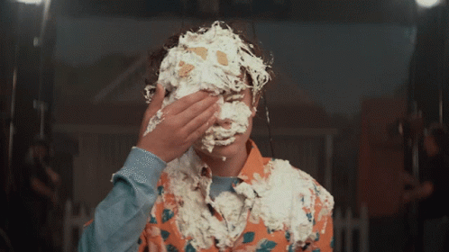 Honey Boy With Pie In The Face GIF