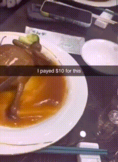 Piece Of Meat On Plate With Name Darrocelestia GIF