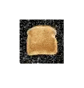 Piece of Toast With Pink Frosting