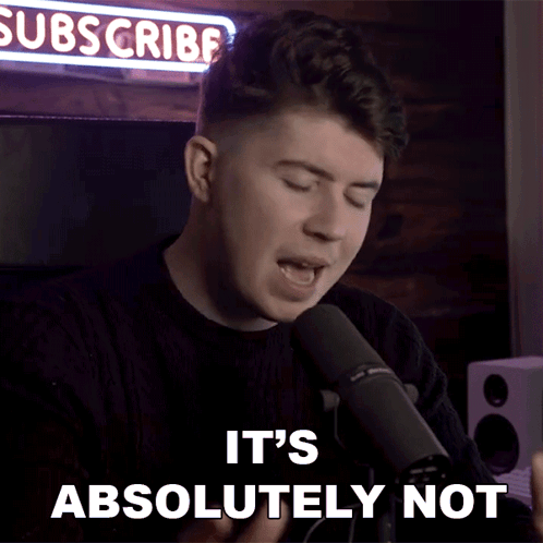 Pierce Alexander Kavanagh Shaking Absolutely Not GIF