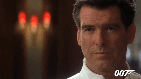Pierce Brosnan James Bond Spy Agent GIF