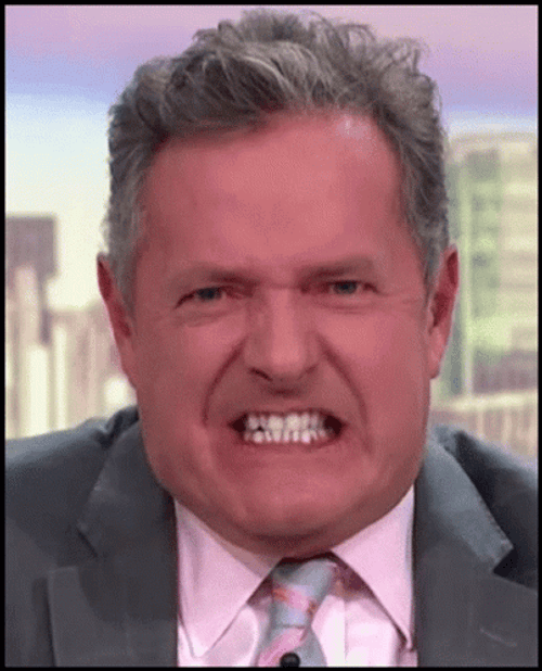 Piers Morgan Grinding British Teeth GIF