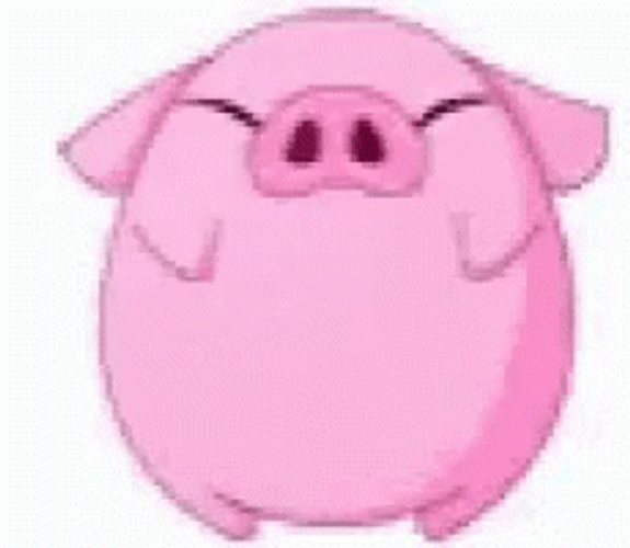 Pig Happy Wiggle Time GIF